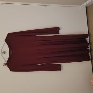 Maroon dress